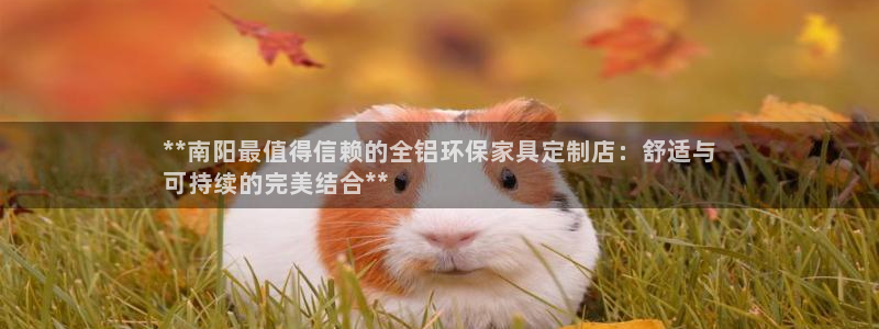 杏耀登陆电脑线路测速：**南阳最值得信赖的全铝环保家具定制店