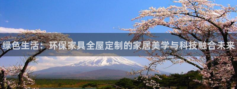 杏耀平台官网网址：绿色生活：环保家具全屋定制的家居美学与科技